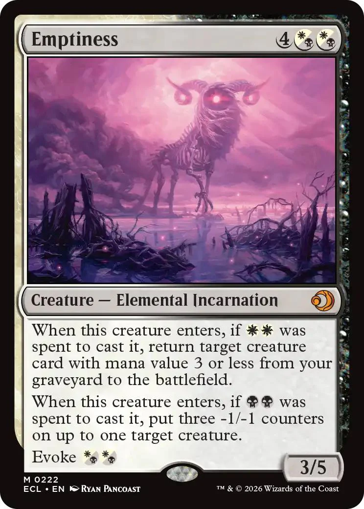 Emptiness [222] [Lorwyn Eclipsed] [Non-Foil]