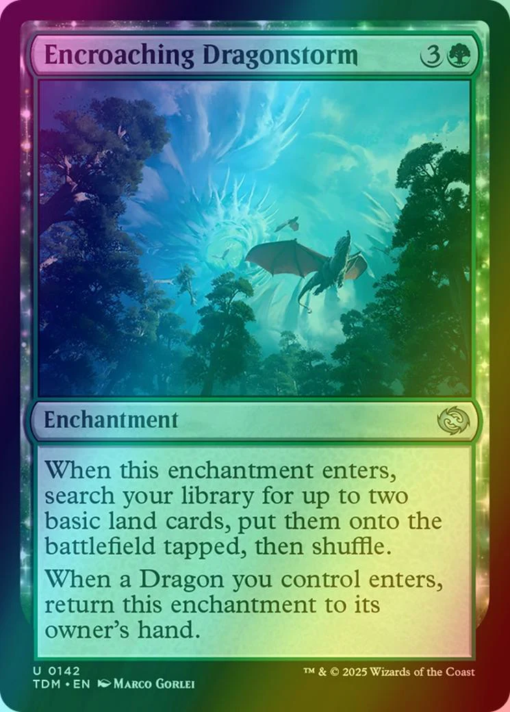 Encroaching Dragonstorm [142] [Tarkir: Dragonstorm] [Foil]