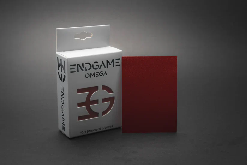 Endgame Omega Sleeves - Standard Size - 100ct - Cabernet Red