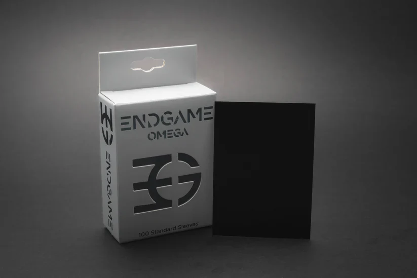 Endgame Omega Sleeves - Standard Size - 100ct - Obsidian Black