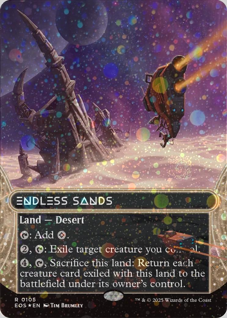 Endless Sands [105] [Borderless] [Edge of Eternities: Stellar Sights] [Galaxy Foil]