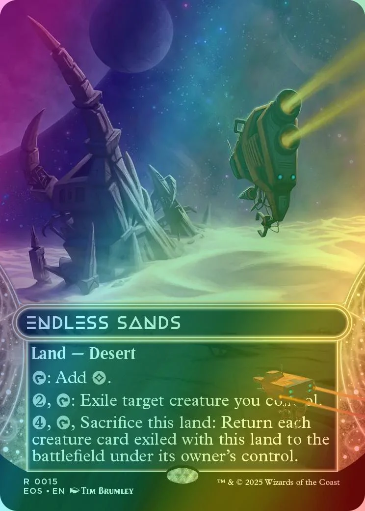 Endless Sands [15] [Borderless] [Edge of Eternities: Stellar Sights] [Foil]