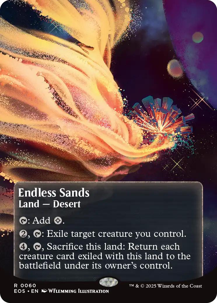 Endless Sands [60] [Borderless] [Poster] [Edge of Eternities: Stellar Sights] [Non-Foil]