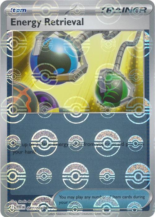 Energy Retrieval - Poké Ball Pattern - 082/086 - Uncommon [sv105w-082] [Reverse Holo]