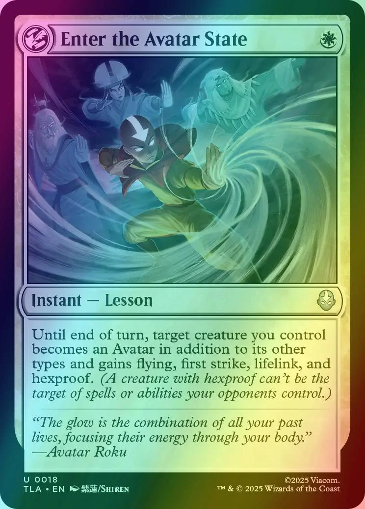Enter the Avatar State [18] [Avatar: The Last Airbender] [Foil]