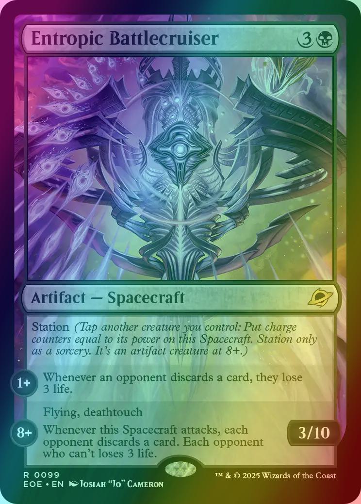 Entropic Battlecruiser [99] [Edge of Eternities] [Foil]