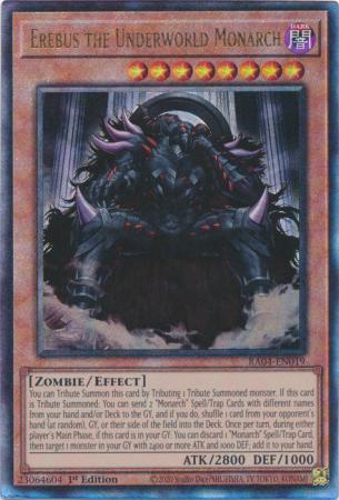 Erebus the Underworld Monarch - RA04-EN019 - Ultimate Rare - 1st Edition
