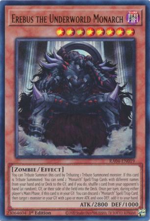 Erebus the Underworld Monarch - RA04-EN019 - Ultra Rare - 1st Edition
