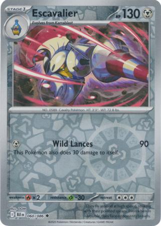 Escavalier - 060/086 - Uncommon [sv105b-060] [Reverse Holo]