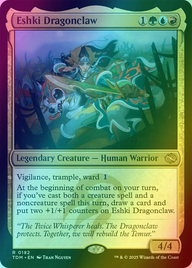 Eshki Dragonclaw [182] [Tarkir: Dragonstorm] [Foil]