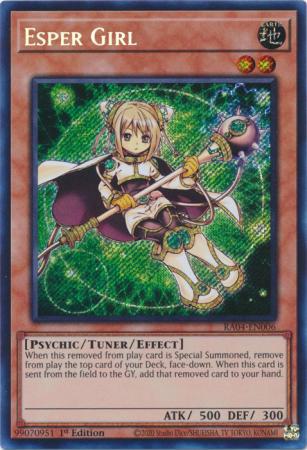 Esper Girl - RA04-EN006 - Secret Rare - 1st Edition