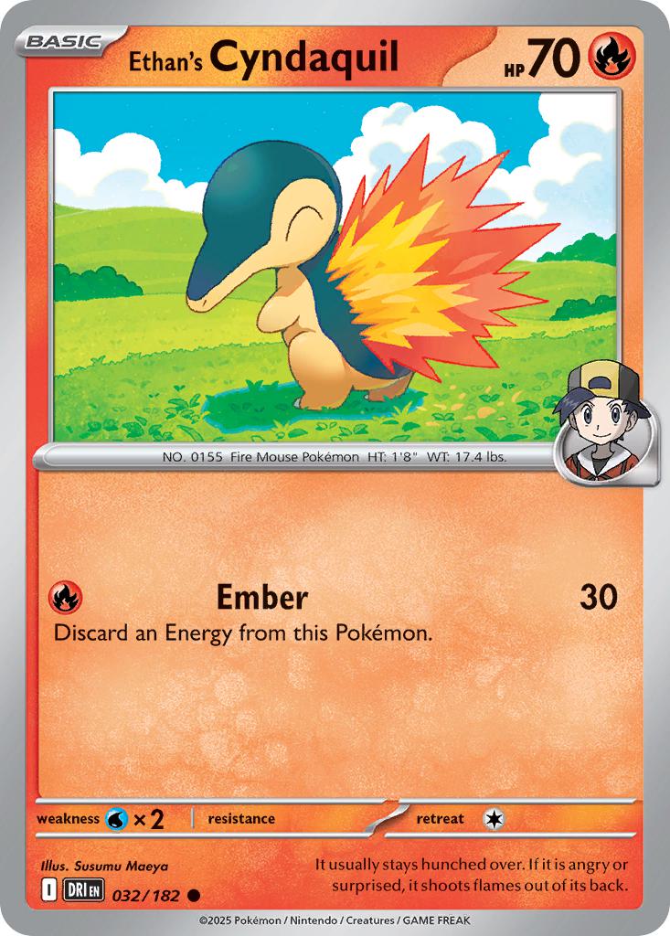 Ethan's Cyndaquil - 032/182 - Common [sv10-032] [Non-Holo]