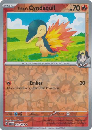 Ethan's Cyndaquil - 032/182 - Common [sv10-032] [Reverse Holo]