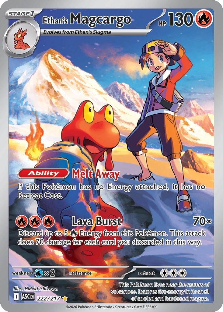 Ethan's Magcargo - 222/217 - Illustration Rare [me025-222] [Ultra]