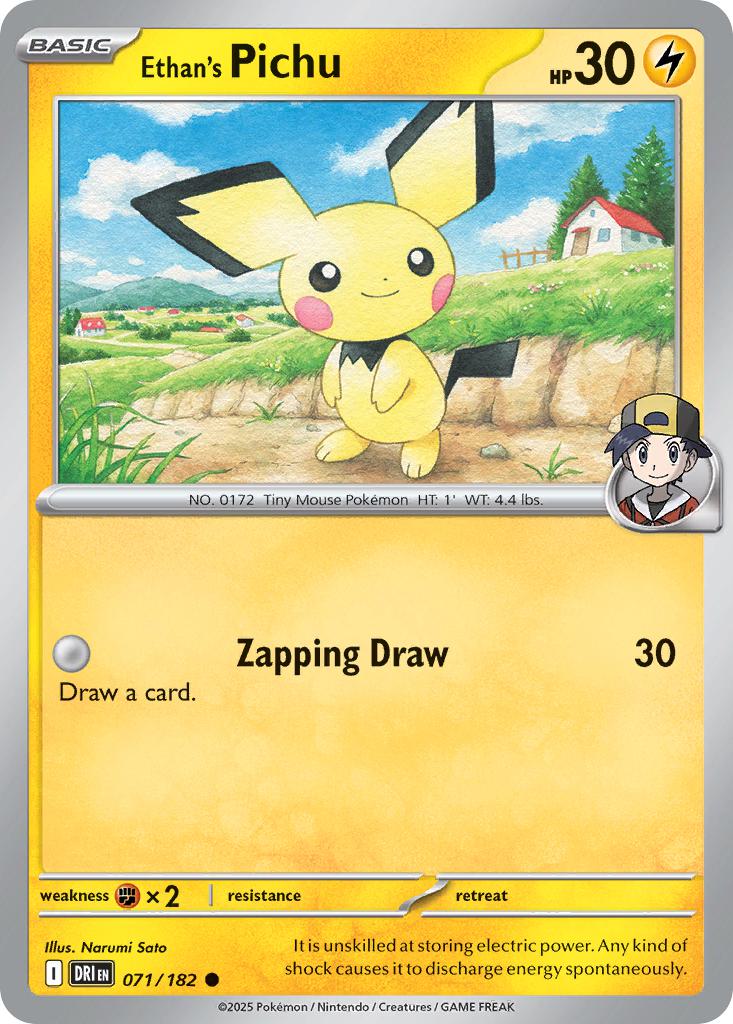 Ethan's Pichu - 071/182 - Common [sv10-071] [Non-Holo]