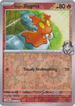 Ethan's Slugma - 035/182 - Common [sv10-035] [Reverse Holo]