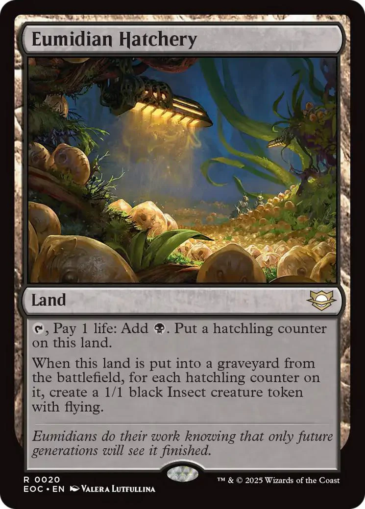 Eumidian Hatchery [20] [Edge of Eternities: Commander] [Non-Foil]