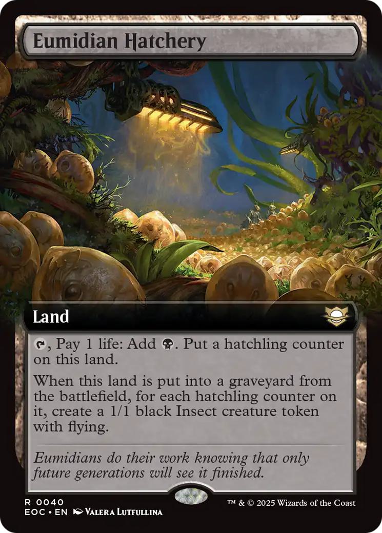 Eumidian Hatchery [40] [Extended Art] [Edge of Eternities: Commander] [Non-Foil]