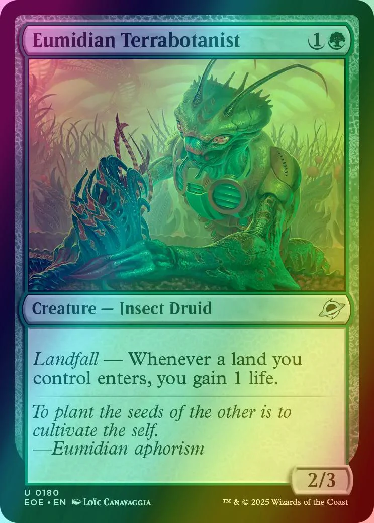 Eumidian Terrabotanist [180] [Edge of Eternities] [Foil]