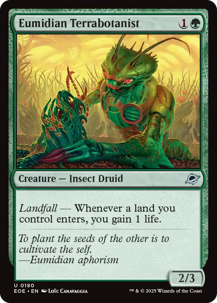 Eumidian Terrabotanist [180] [Edge of Eternities] [Non-Foil]