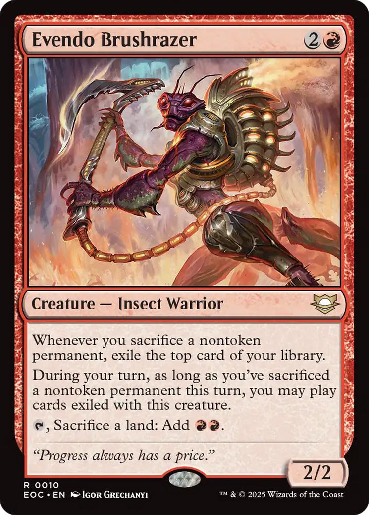 Evendo Brushrazer [10] [Edge of Eternities: Commander] [Non-Foil]