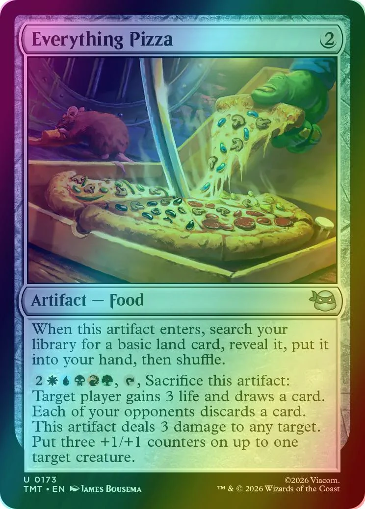 Everything Pizza [173] [Teenage Mutant Ninja Turtles] [Foil]