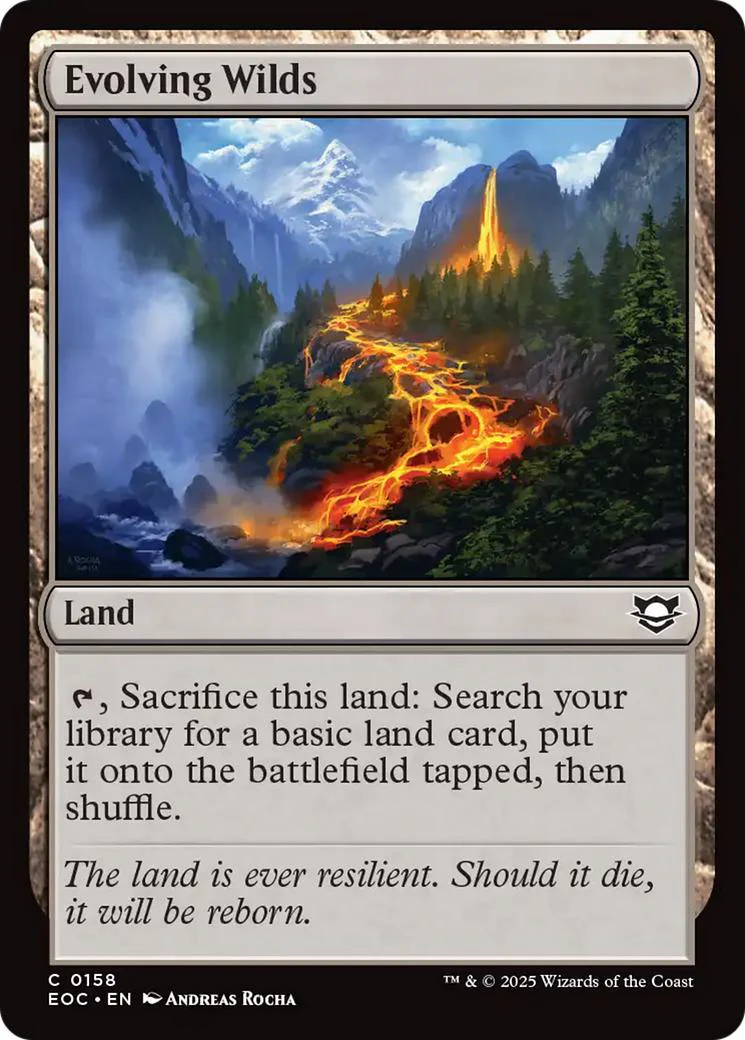 Evolving Wilds [158] [Edge of Eternities: Commander] [Non-Foil]