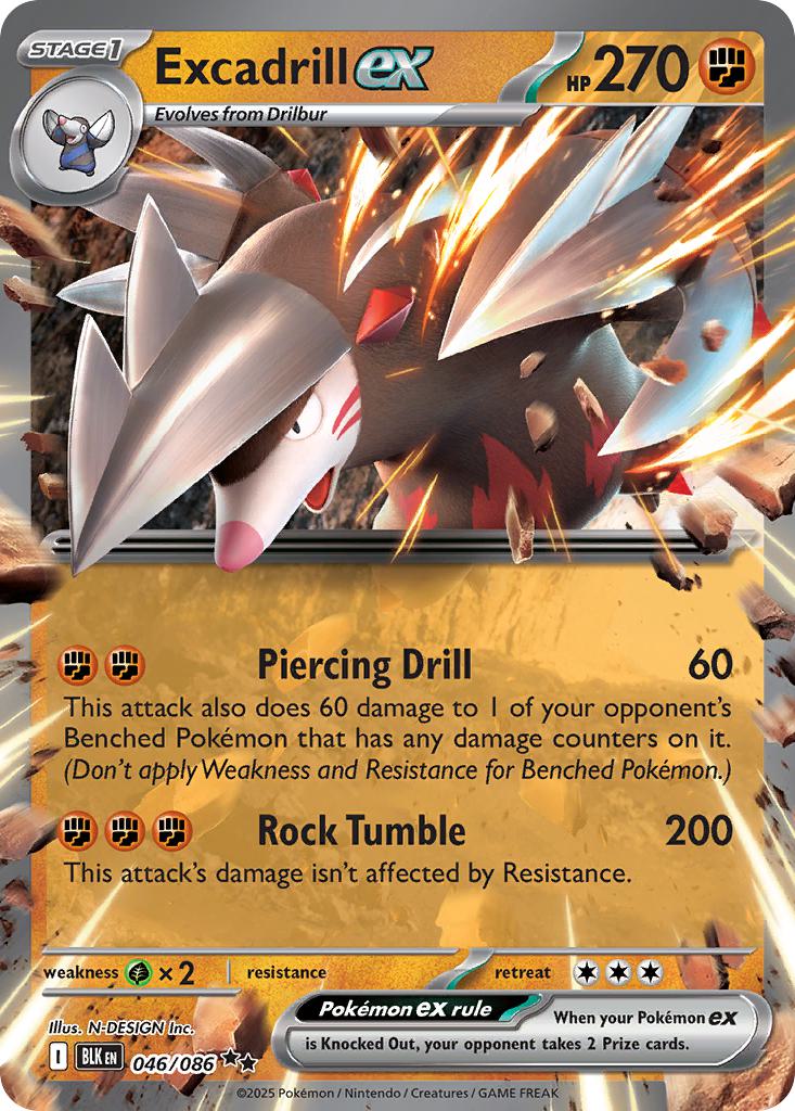 Excadrill ex - 046/086 - Double Rare [sv105b-046] [Ultra]