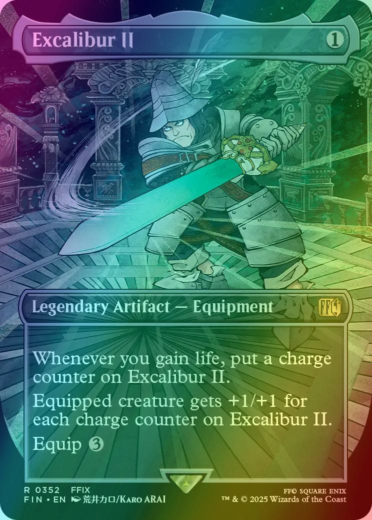 Excalibur II [352] [Borderless] [FINAL FANTASY] [Foil]