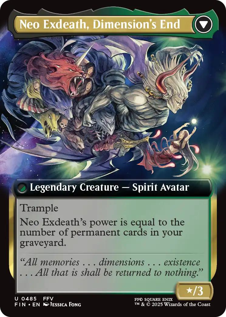 Exdeath, Void Warlock // Neo Exdeath, Dimension's End [485] [Extended Art] [FINAL FANTASY] [Non-Foil] - Image 2