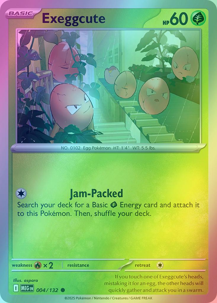 Exeggcute - 004/132 - Common [me01-004] [Reverse Holo]