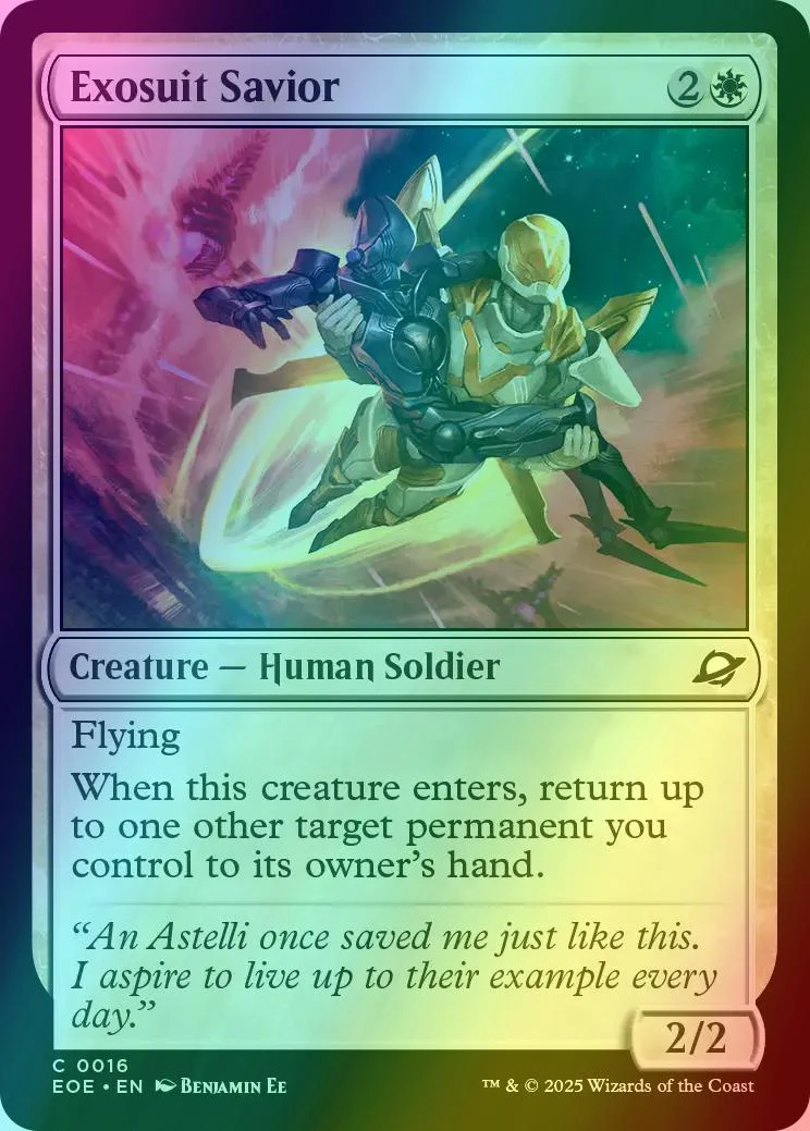 Exosuit Savior [16] [Edge of Eternities] [Foil]
