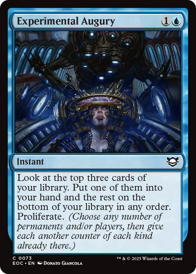 Experimental Augury [73] [Edge of Eternities: Commander] [Non-Foil]