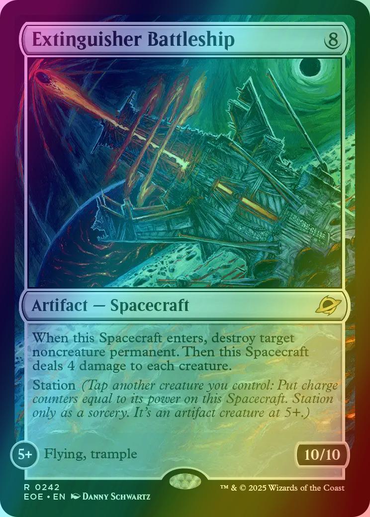 Extinguisher Battleship [242] [Edge of Eternities] [Foil]