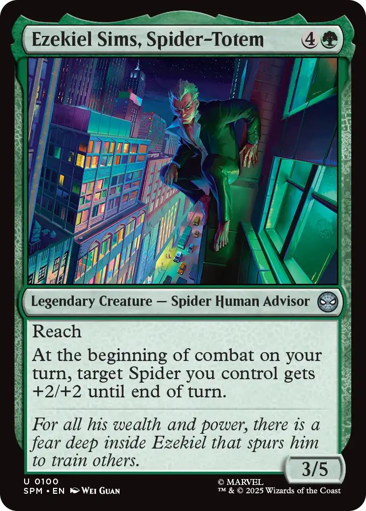Ezekiel Sims, Spider-Totem [100] [Marvel's Spider-Man] [Non-Foil]