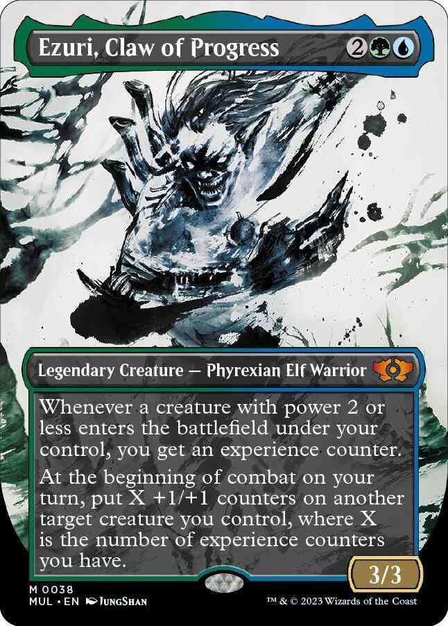 Ezuri, Claw of Progress [38] [Planar Showcase] [Multiverse Legends] [Non-Foil]