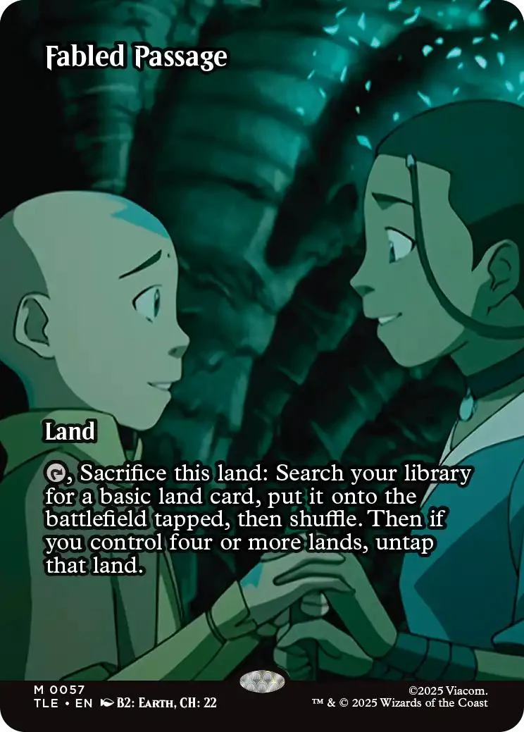 Fabled Passage [57] [Borderless] [Source Material] [Avatar: The Last Airbender Eternal] [Non-Foil]