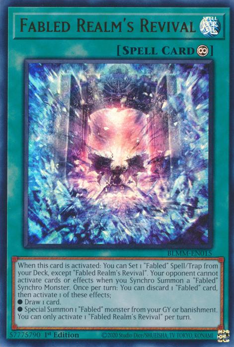 Fabled Realm's Revival - BLMM-EN015 - Ultra Rare - 1st Edition