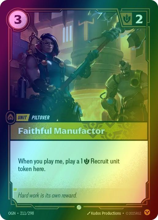 Faithful Manufactor - 211/298 [Origins] [Foil]