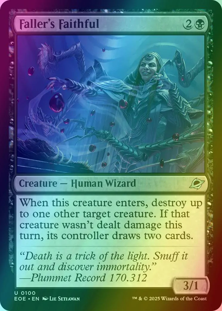 Faller's Faithful [100] [Edge of Eternities] [Foil]