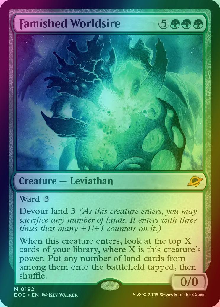 Famished Worldsire [182] [Edge of Eternities] [Foil]