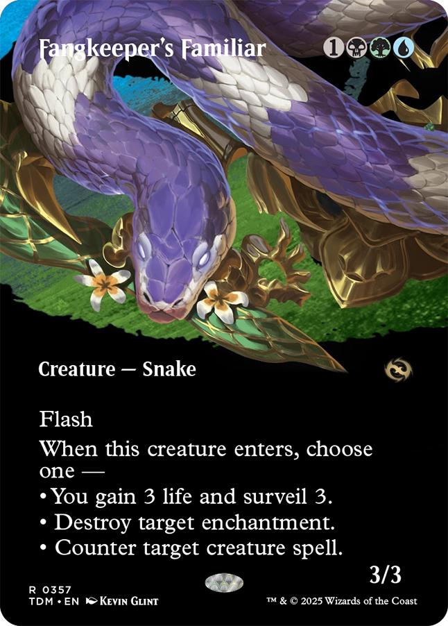 Fangkeeper's Familiar [357] [Borderless] [Clan] [Tarkir: Dragonstorm] [Non-Foil]