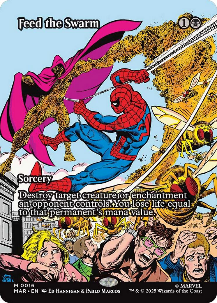 Feed the Swarm [16] [Borderless] [Source Material] [Marvel Universe] [Non-Foil]