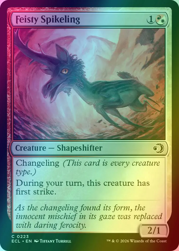 Feisty Spikeling [223] [Lorwyn Eclipsed] [Foil]