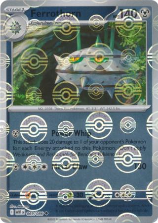 Ferrothorn - Poké Ball Pattern - 069/086 - Uncommon [sv105w-069] [Reverse Holo]