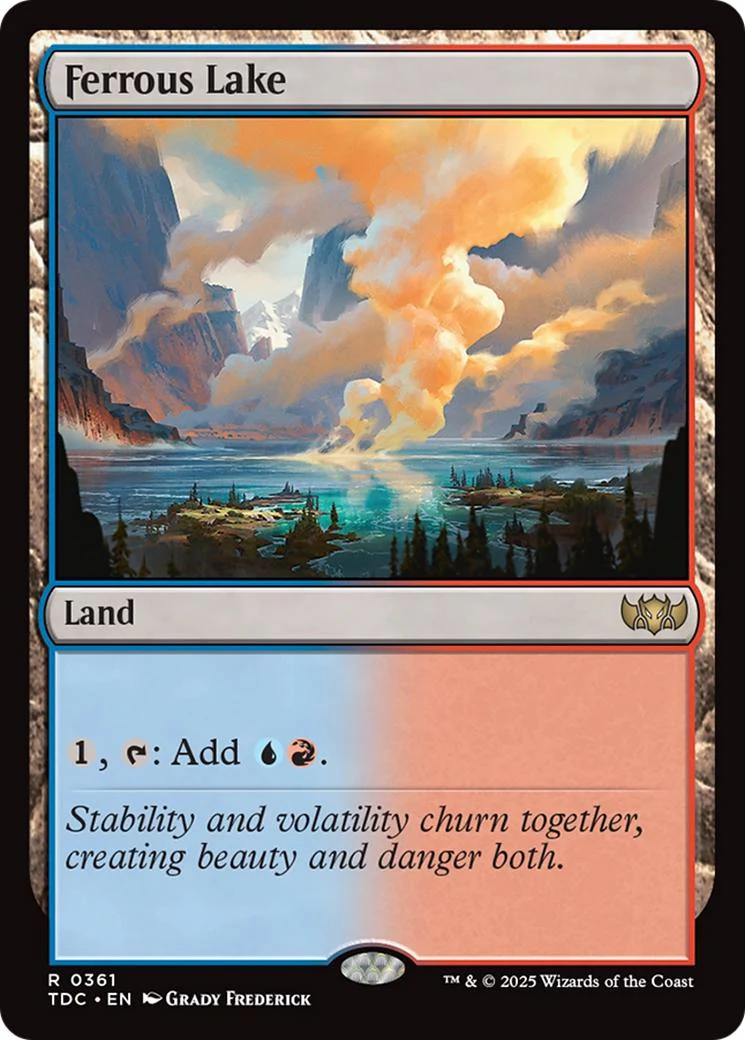 Ferrous Lake [361] [Tarkir: Dragonstorm: Commander] [Non-Foil]