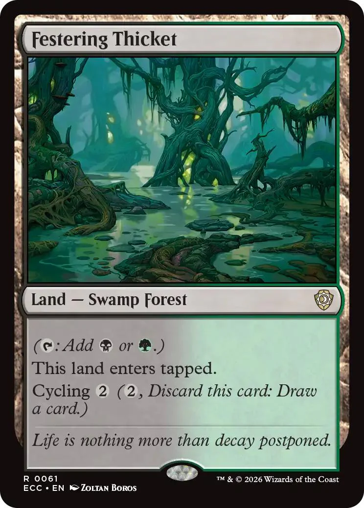 Festering Thicket [61] [Lorwyn Eclipsed: Commander] [Non-Foil]