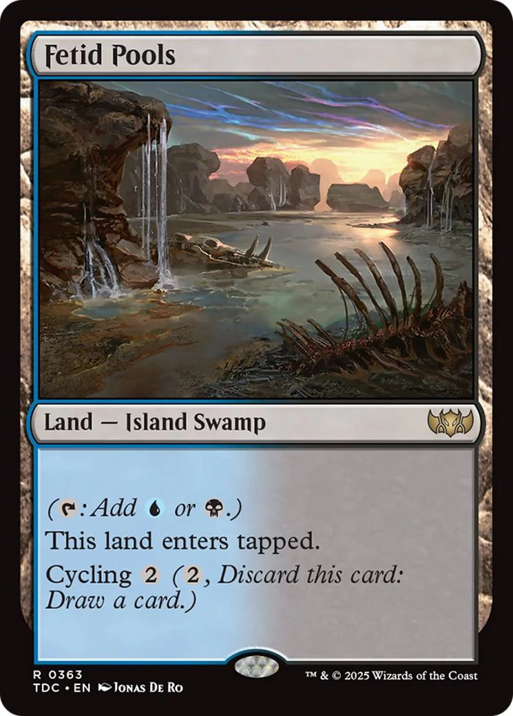 Fetid Pools [363] [Tarkir: Dragonstorm: Commander] [Non-Foil]