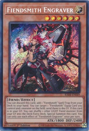 Fiendsmith Engraver - RA04-EN049 - Secret Rare - 1st Edition