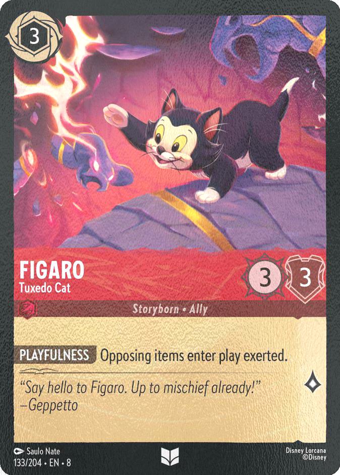 Figaro - Tuxedo Cat - 133/204 [Reign of Jafar] [Cold Foil]